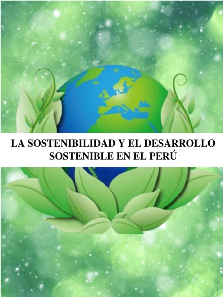 Informe #10 - La Sostenibilidad Y El Desarrollo Sostenible En El Perú ...