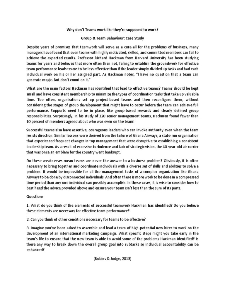 Case Study | PDF | Applied Psychology | Psychology