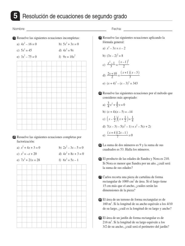 Ecuaciones | PDF | Matemáticas | Álgebra