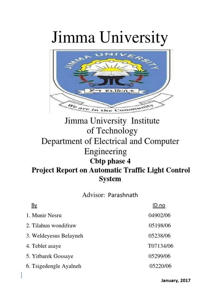 Automatic Traffic Light Control Using | PDF | Microcontroller | Microprocessor