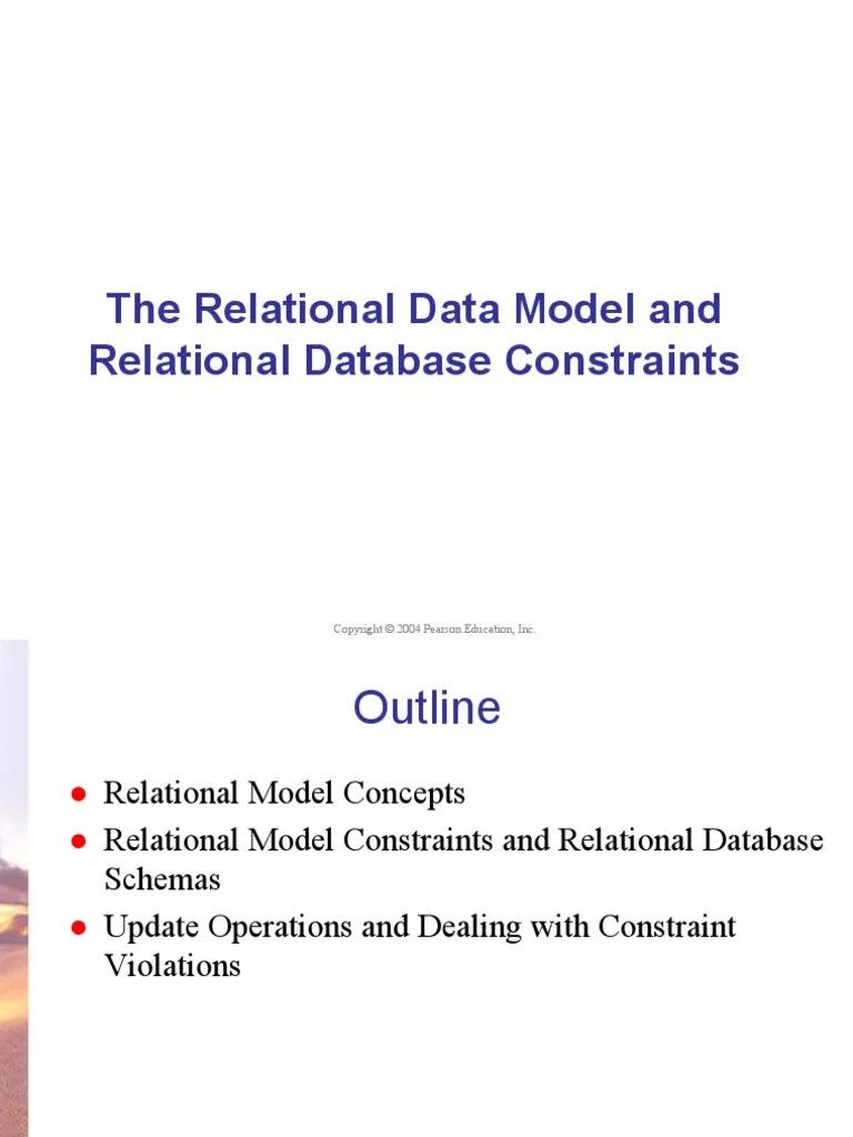 Relational Data Model | PDF | Relational Database | Relational Model