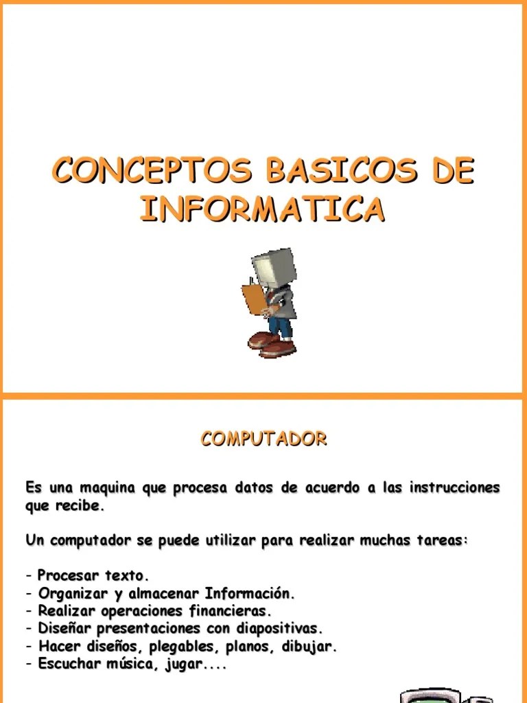 Conceptos Basicos De Informatica | PDF