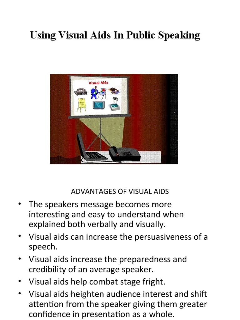 Using Visual Aids In Public Speaking | PDF | Gesture | Attitude ...