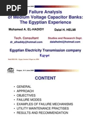 S1 0581 Capacitor Reliability Engineering