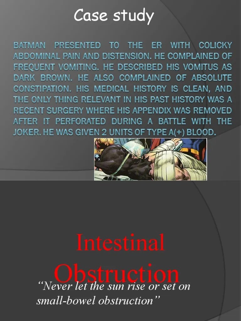 Intestinal Obstruction | PDF | Constipation | Digestive Diseases