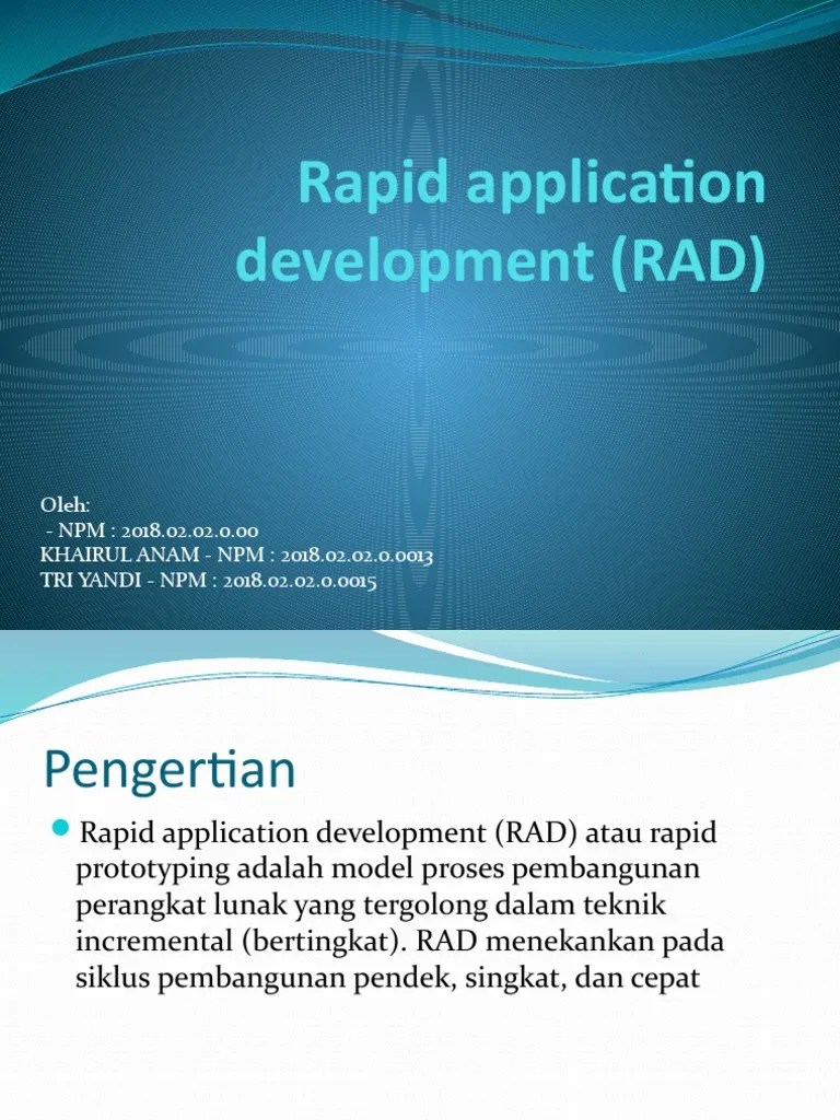 Rapid Application Development (RAD) | PDF