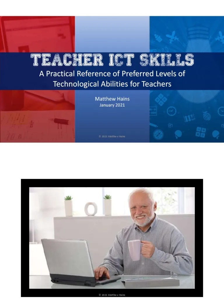 Teacher ICT Skills Teacher ICT Skills | PDF | Computer File ...