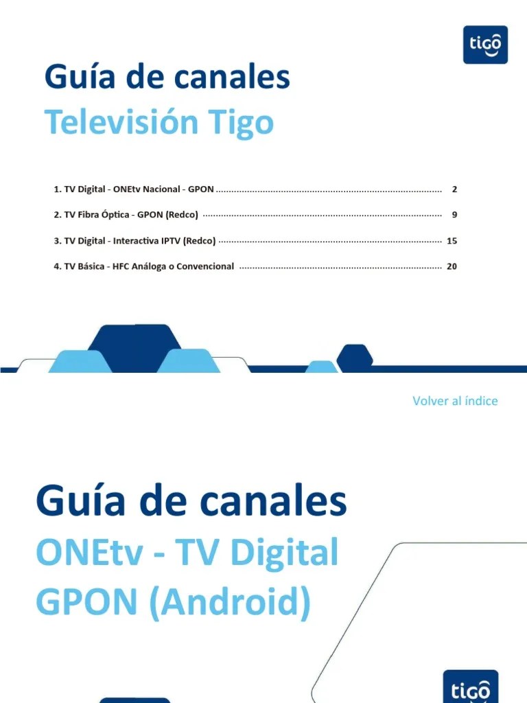Guia Canales Tigo | PDF | Espn | Entretenimiento