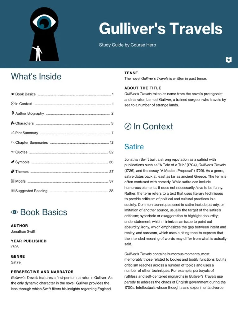 Gullivers Travels | PDF | Gulliver's Travels | Jonathan Swift