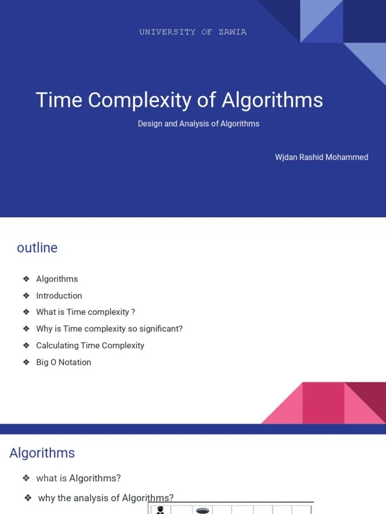 Algorithm Time Complexity Guide | PDF | Time Complexity | Algorithms