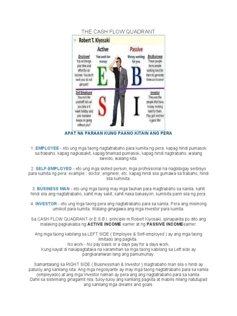 The Cash Flow Quadrant | PDF