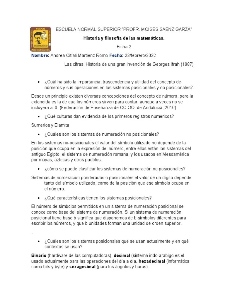Historia De Las Matematicas | PDF | Números | Matemáticas