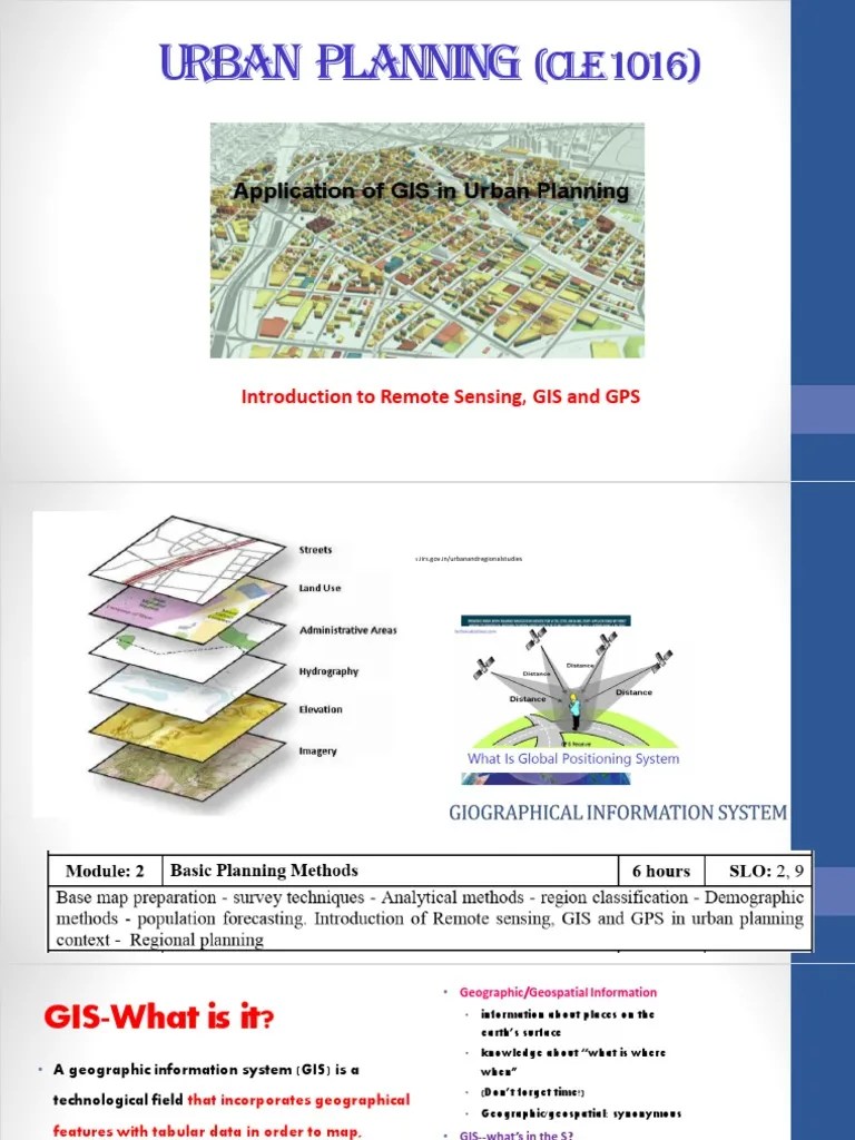 Mod 2 Intro To Remote Sensing, GIS And GPS | PDF | Geographic Information System | Global ...