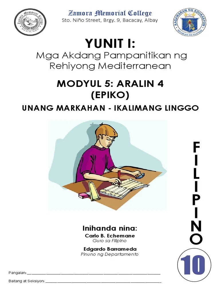 Grade 10 Week 5 Module PDF | PDF