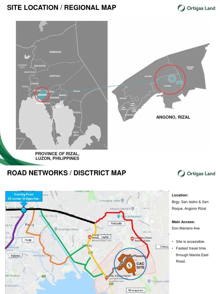 Angono Rizal Site Location Map PDF 1