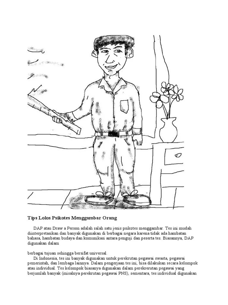 Tips Lolos Psikotes Menggambar Orang | PDF