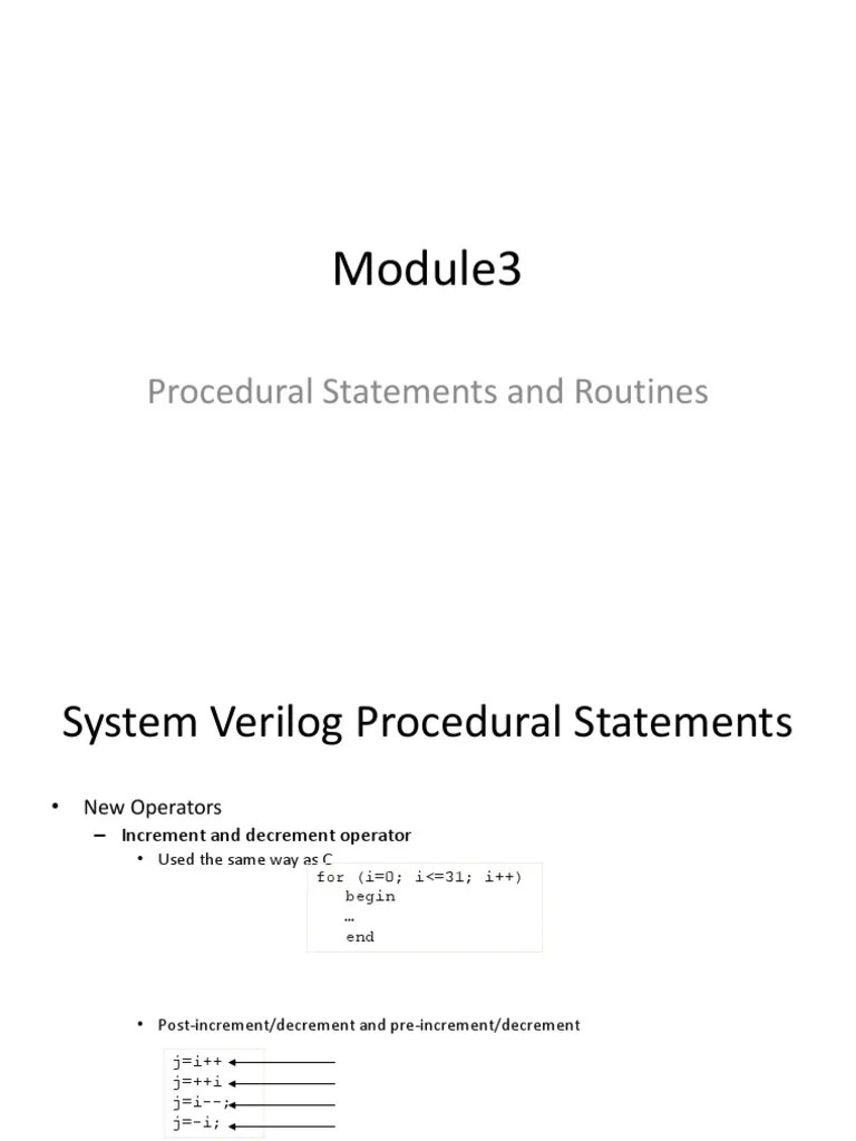 Systemverilog Notes | PDF | Parameter (Computer Programming) | Subroutine