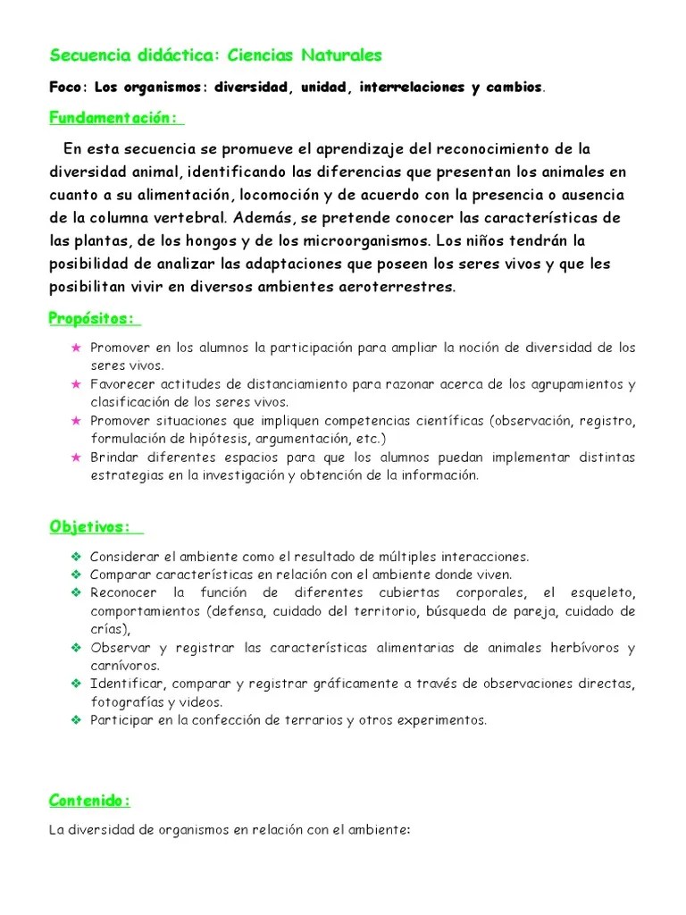 Clasificación Seres Vivos Y Vertebrados | PDF | Organismos | Plantas