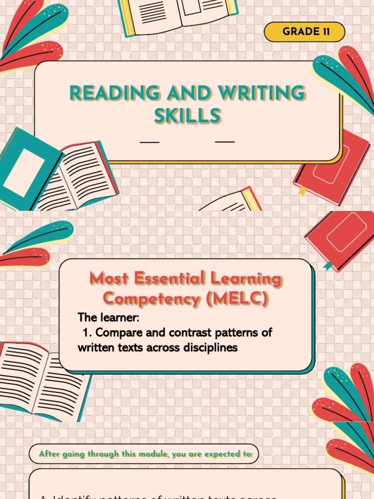 Reading And Writing Skills: Grade 11 | PDF | Narration | Learning