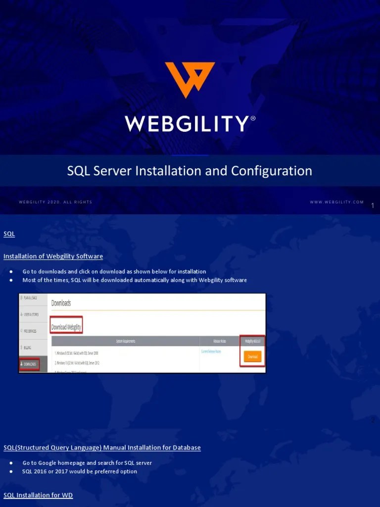 SQL Server Installation And Configuration Guide | PDF | Microsoft Sql ...