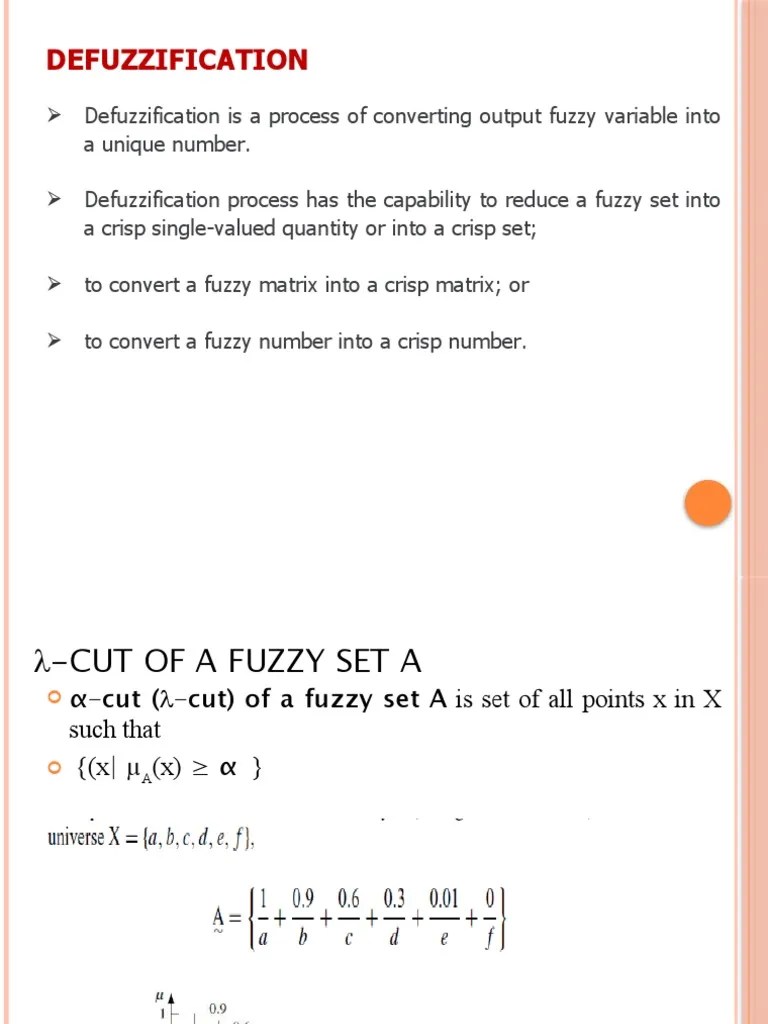 Lecture 4 - Defuzzification | PDF | Fuzzy Logic | Area