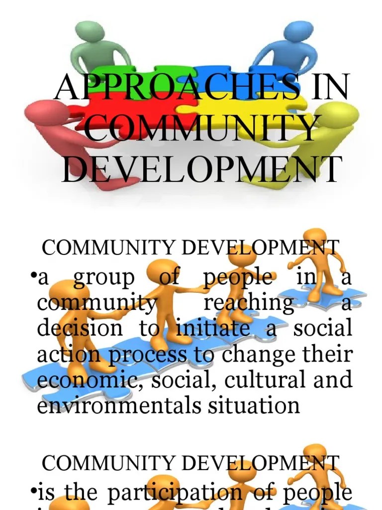 Approaches In Community Development | PDF | Community | Foods