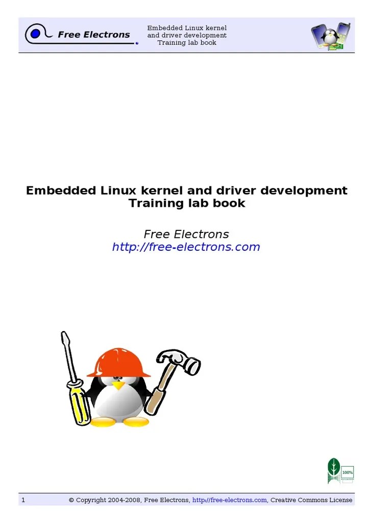 Embedded Linux Kernel And Driver Development Training Lab Book | PDF ...