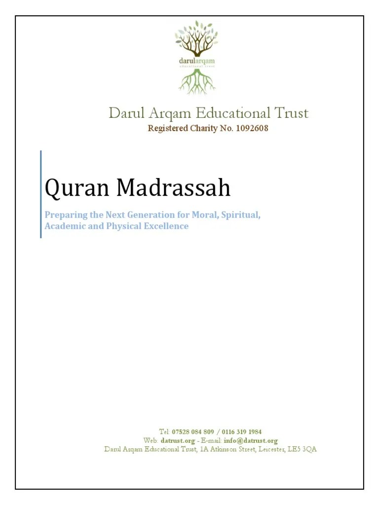 2020 Madrassah Nasihah Curriculum | PDF | Quran | Islam