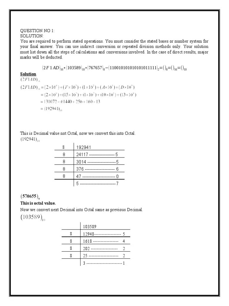 CS302 Assignment 1 Solution | PDF | Theory Of Computation | Numbers