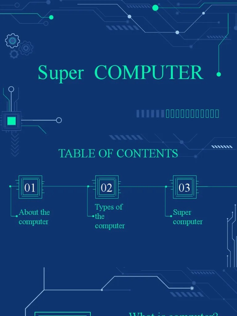 Supercomputer | PDF | Technology & Engineering