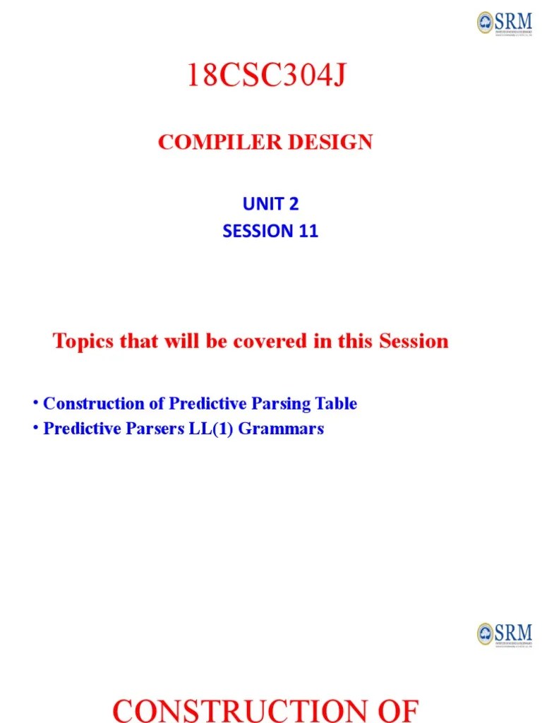 Unit 2 - Session 11 | PDF | Parsing | Computer Science