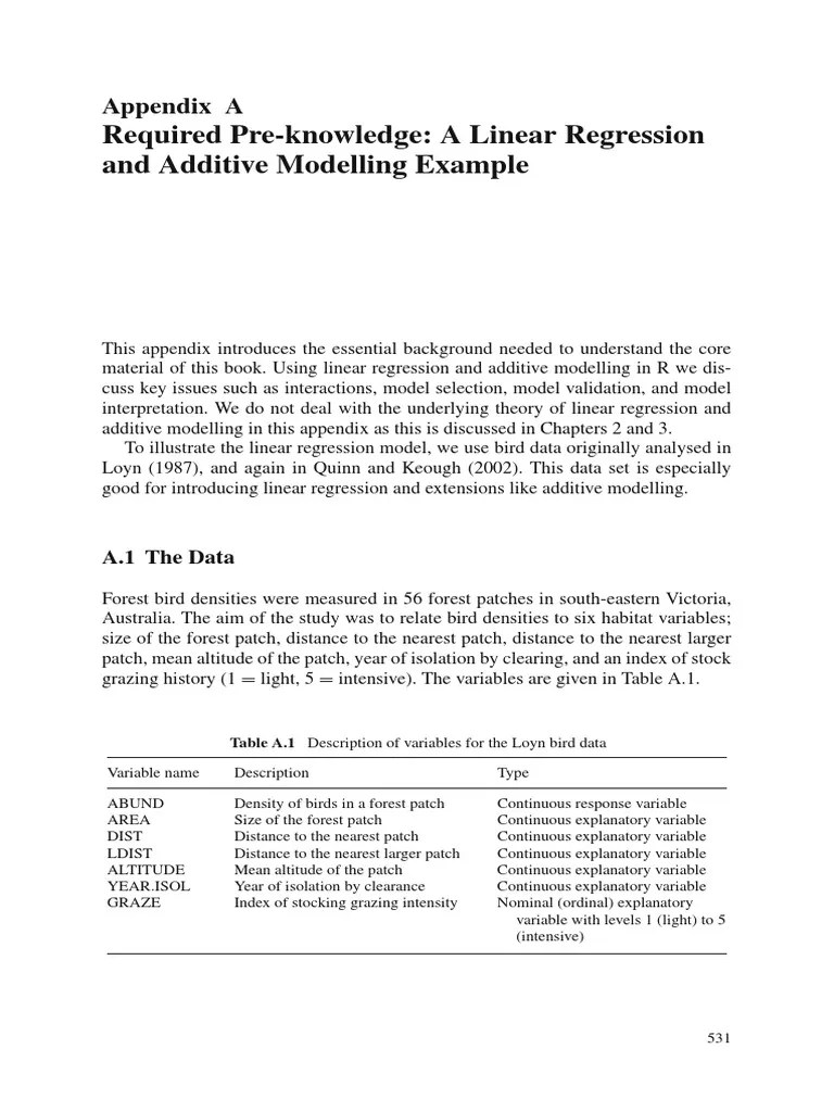 Zuur A.F. Et Al 2009_Mixed Effects Models And Extensions In Ecology With R_Chap24 | PDF