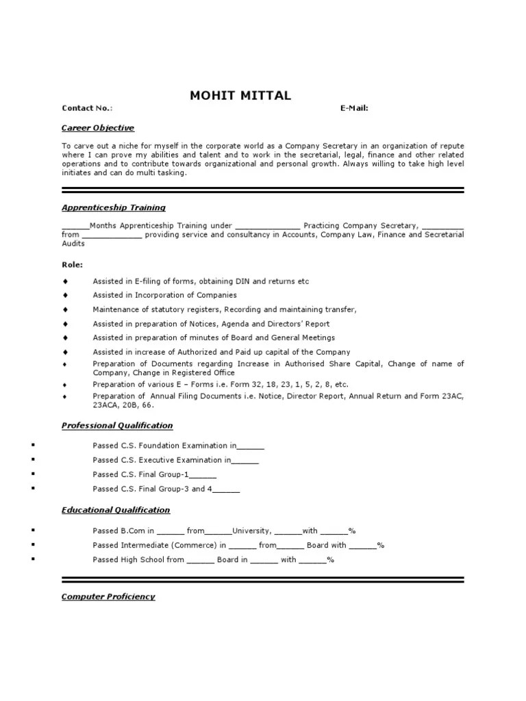 Final year msa student at depaul university and will objective : 33 Sample Resume For Cs Management Trainee Business