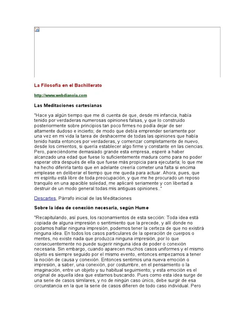 Descartes Y El Metodo | PDF | René Descartes | Método Científico