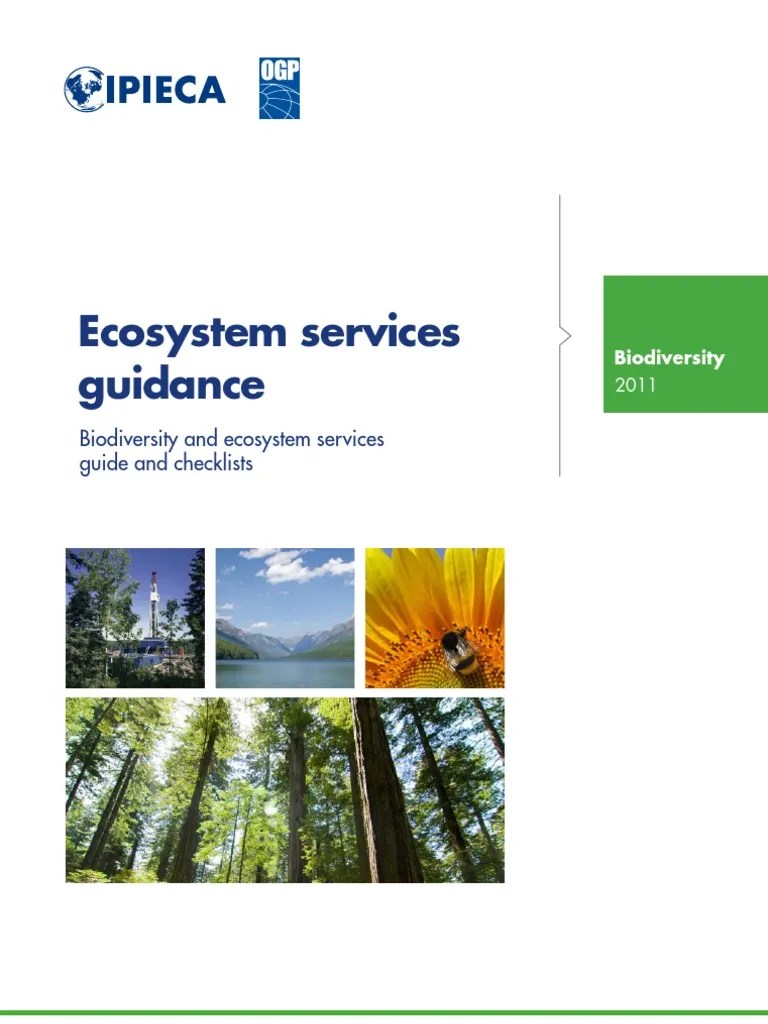 Ecosystem Services Guidance: Biodiversity And Ecosystem Services Guide ...