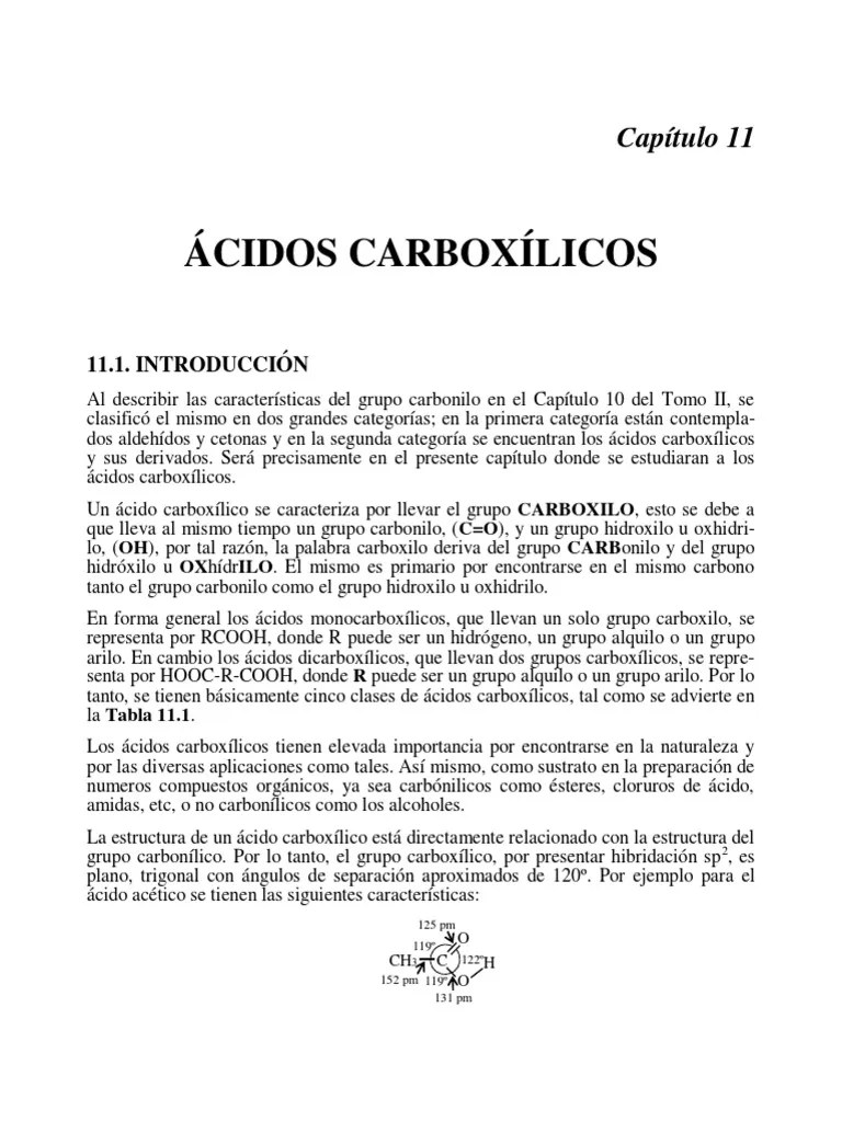 Acidos Carboxilicos | PDF | Ácido Carboxílico | Ácido