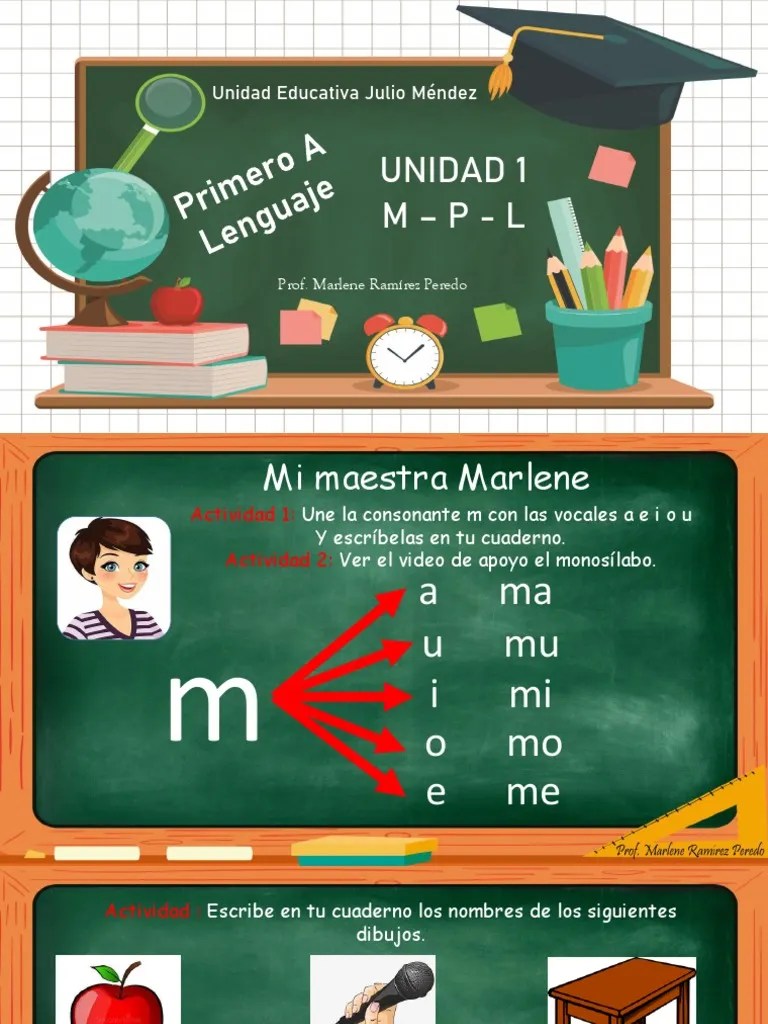Unidad 1 - La Escuela Mi Segundo Hogar | PDF | Lingüística | Fonética