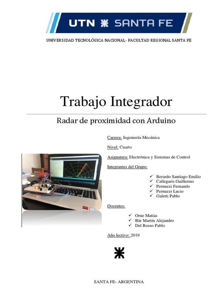 TP Integrador | PDF | Diodo Emisor De Luz | Arduino