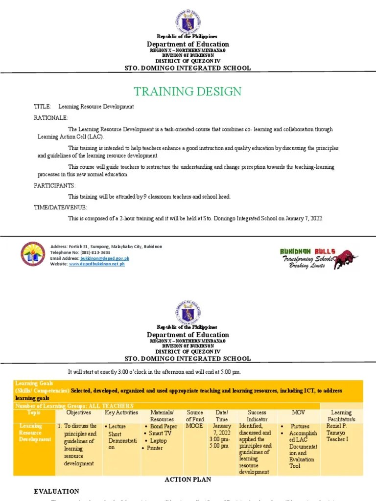 Learning Resource Development | Download Free PDF | Learning ...