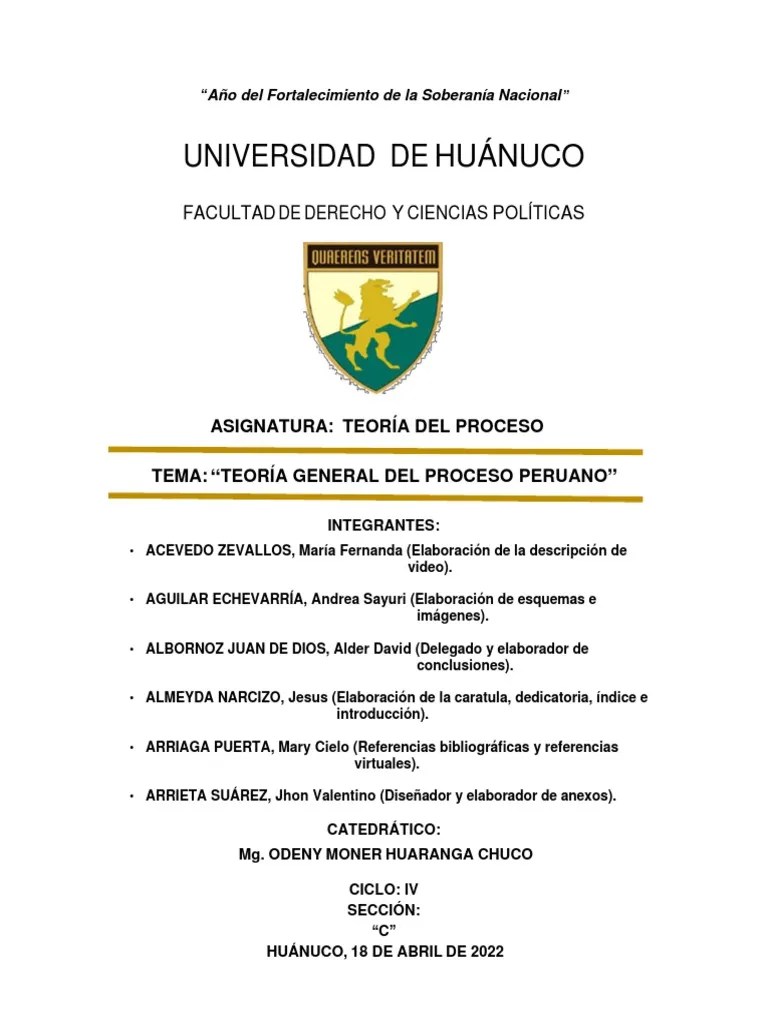Teoría General Del Proceso | PDF | Ley Procesal | Jurisdicción