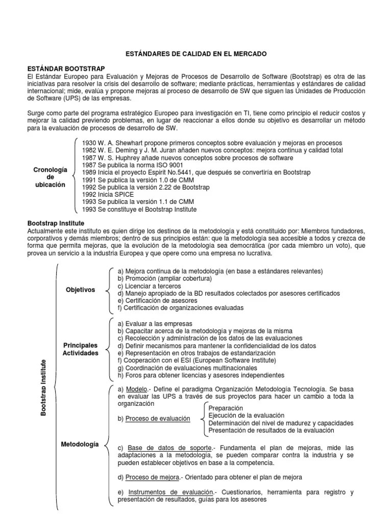 Estandares De Calidad | PDF | Software | Calidad (comercial)
