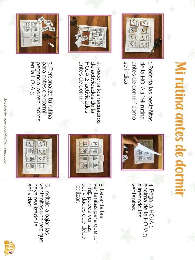 Mi Rutina Antes De Dormir 4 7YO IMPRIMIBLE | PDF