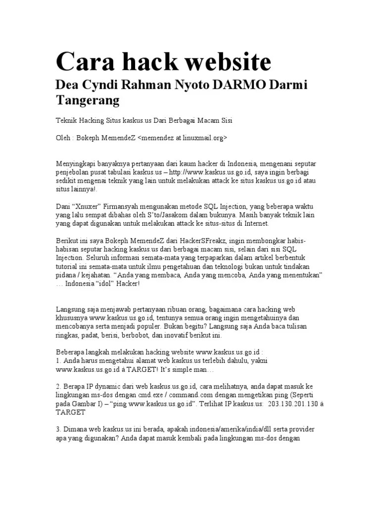 Fungsi netstat pada command prompt. Cara Hack Website Pdf