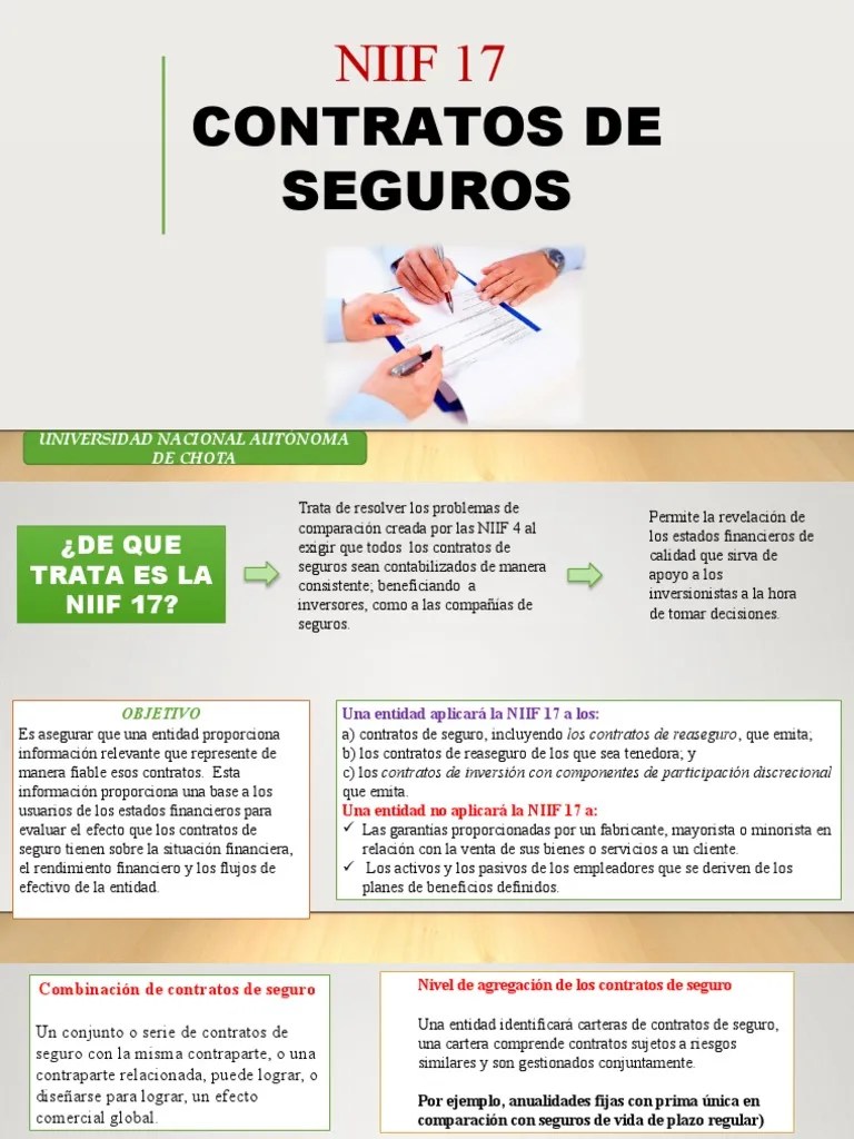 Niif 17 Contratos De Seguro | PDF | Seguro | Póliza De Seguros