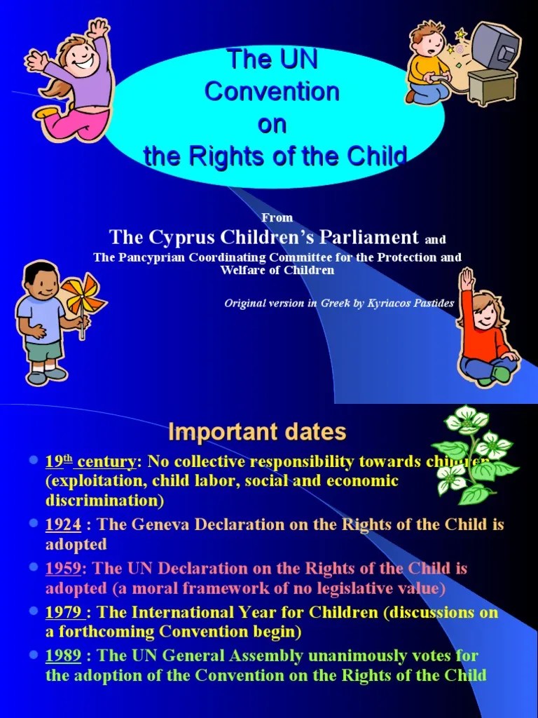 The UN Convention On The Rights Of The Child | Download Free PDF ...