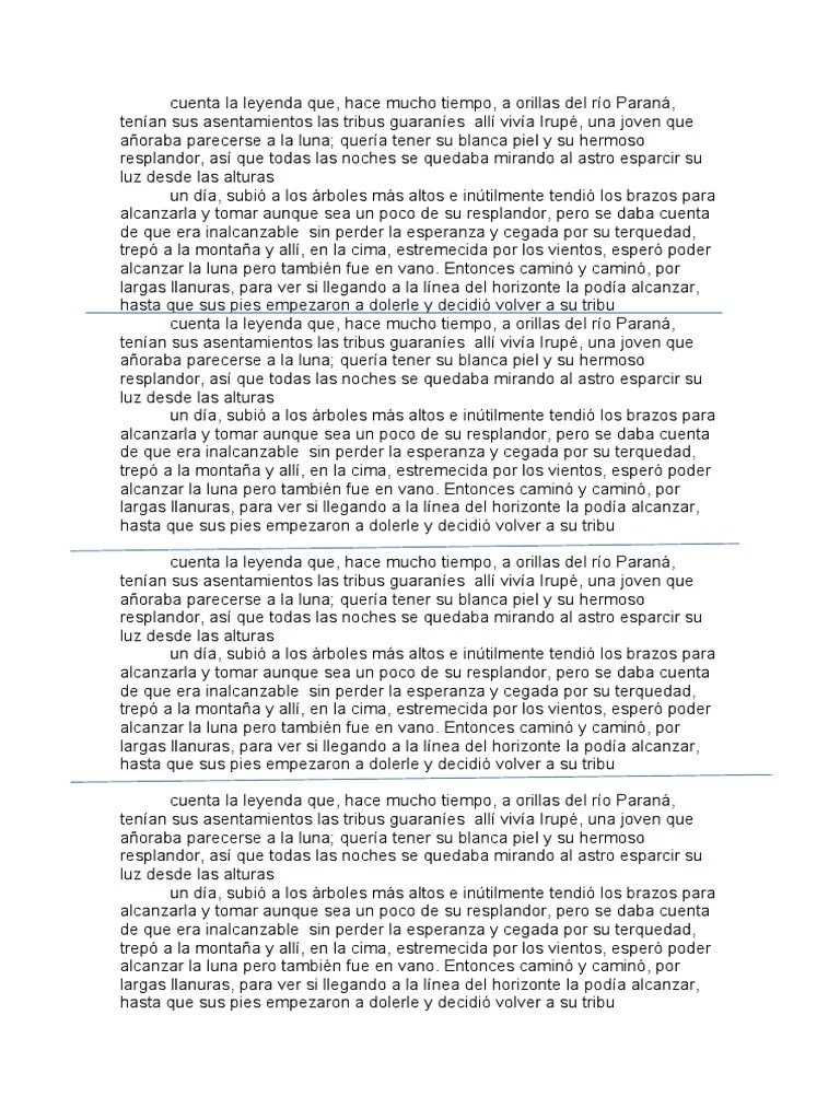 Cuenta La Leyenda Que | PDF