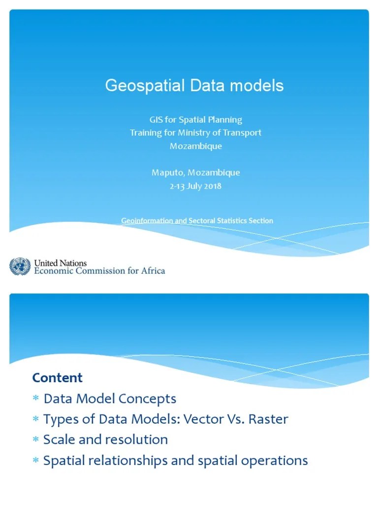 1-4 - Geospatial Data Models | PDF | Geographic Information System ...