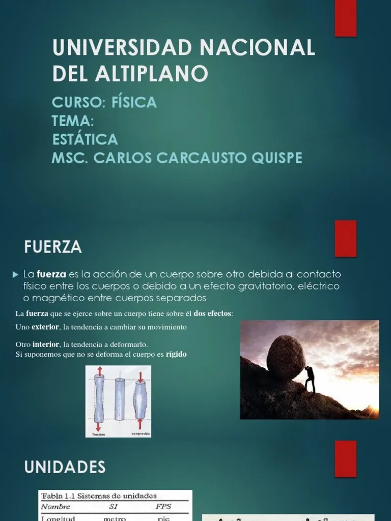 FUERZA 2-Estática | PDF | Vector Euclidiano | Fuerza