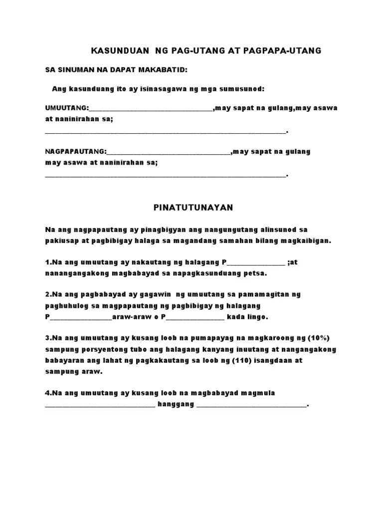 Contextual translation of halimbawa ng kasunduan sa bilihan ng kotse into english. KASUNDUAN NG PAG