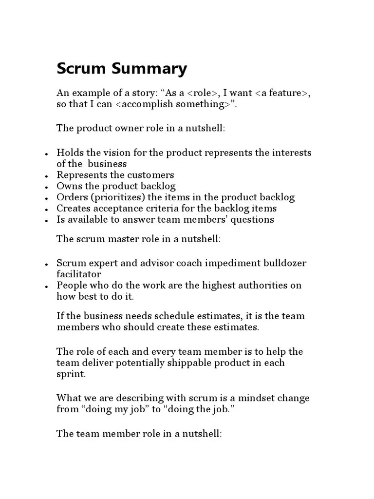 Scrum A Breathtakingly Brief And Agile Introduction By Chris Sims | PDF ...